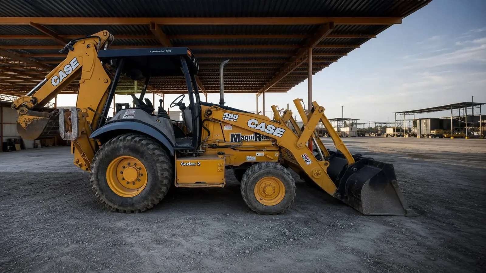 Retroexcavadora CASE de Linaje Rent lista para renta en Monclova